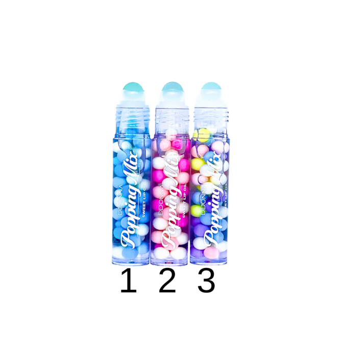 Gloss Popping Mix Huile à lèvres douce