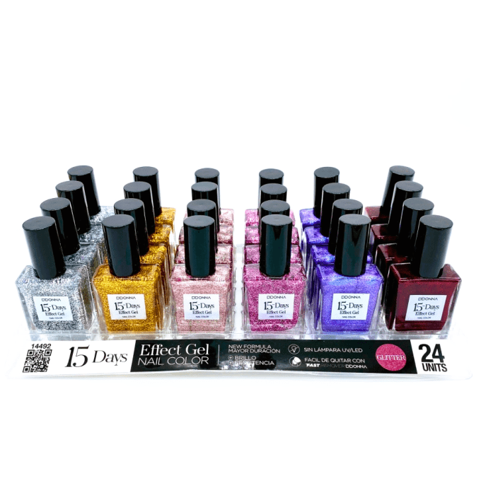 Vernis glitter effet gel 15 Jours N°92