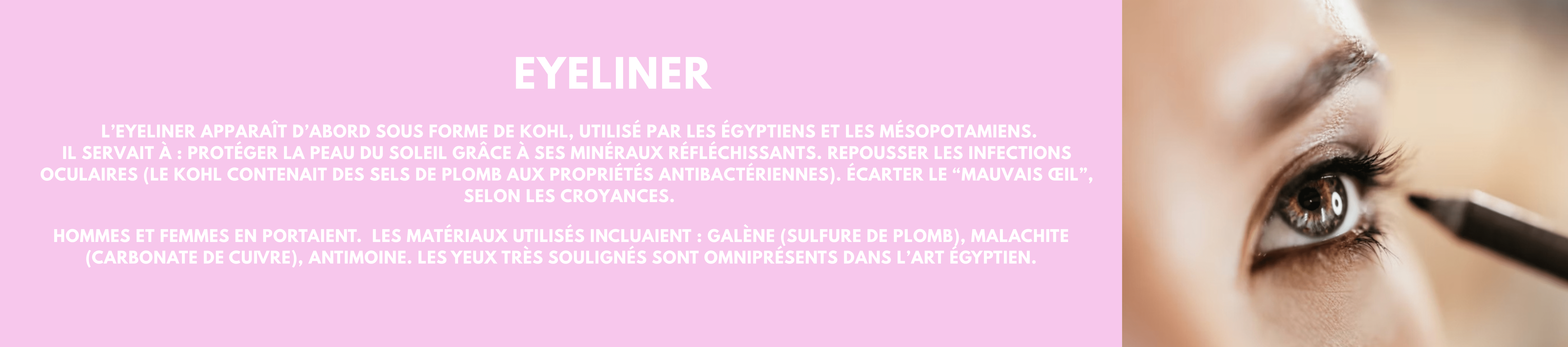 Trait d’eyeliner net et élégant, intensité noire profonde pour sublimer le regard.