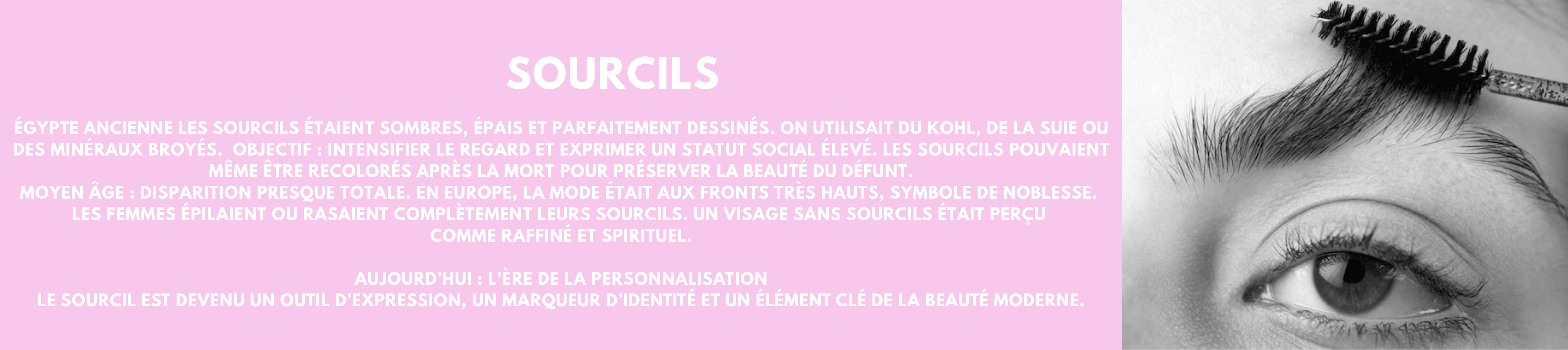 Sourcils structurés et harmonieux, dessinés avec précision pour un fini naturel.