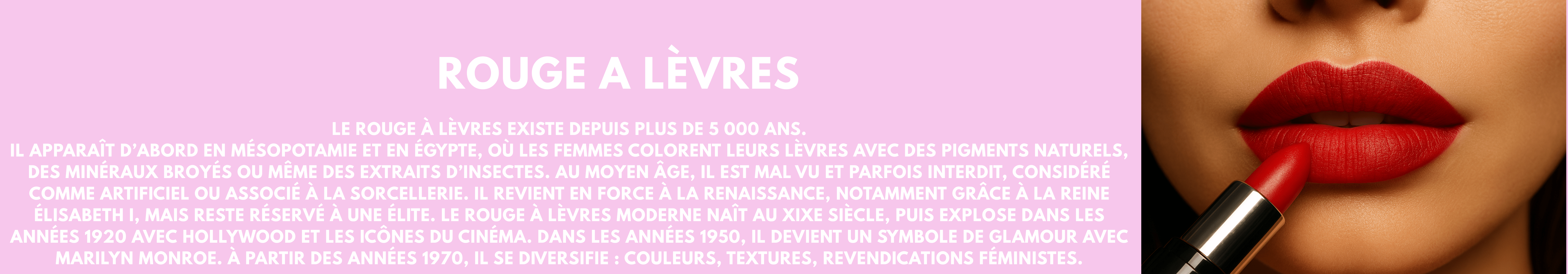 Icône intemporelle de la beauté, le rouge à lèvres sublime instantanément le sourire et révèle la personnalité de celle qui le porte. Dans cette catégorie, découvrez une sélection de rouges à lèvres aux couleurs intenses, aux textures confortables et aux finis professionnels, conçus pour offrir un résultat impeccable du matin jusqu’au soir. Icône intemporelle de la beauté, le rouge à lèvres sublime instantanément le sourire et révèle la personnalité de celle qui le porte. Dans cette catégorie, découvrez une sélection de rouges à lèvres aux couleurs intenses, aux textures confortables et aux finis professionnels, conçus pour offrir un résultat impeccable du matin jusqu’au soir.